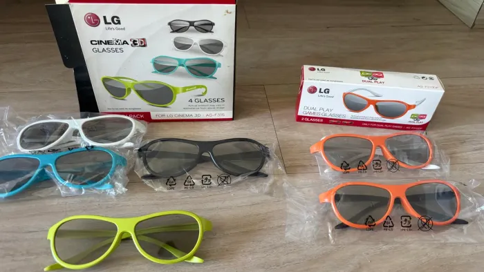 6 Oculos 3D LG