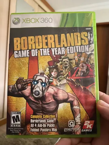 Borderlands Game Of Year Edition X Box 360