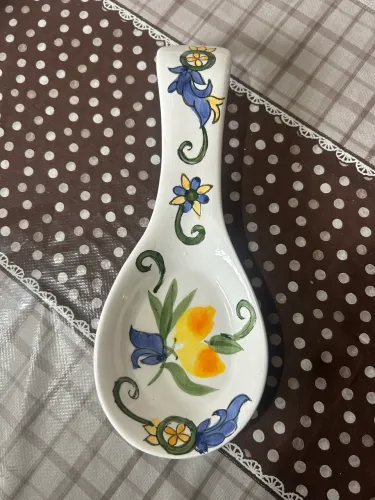 Descanso de talher em porcelana 