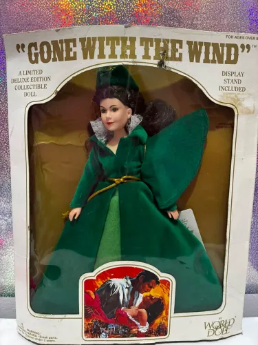 Boneca Scarlett Ohara 1989 (Filme "E O Vento Levou") * Green Dress Outfit * By Wordl Doll®