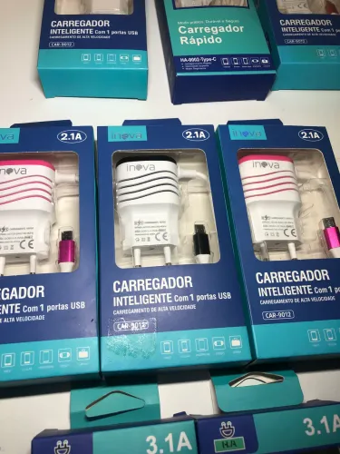 Carregador V8 recarga rápida 