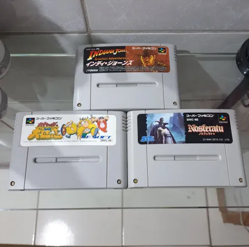 Fitas super nintendo