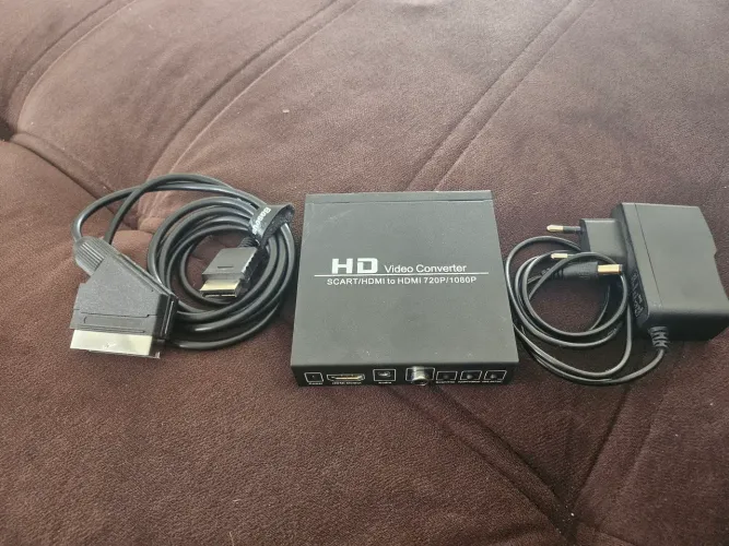 Conversor Scart HDMI Vídeo converter - acompanha Cabo Scart PS2
