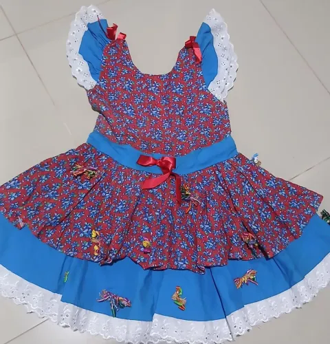 Vestido infantil junino