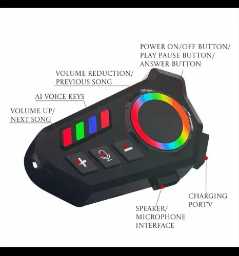 Fone Bluetooth para capacete 