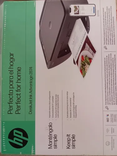 Impressora HP preto e branco e colorida