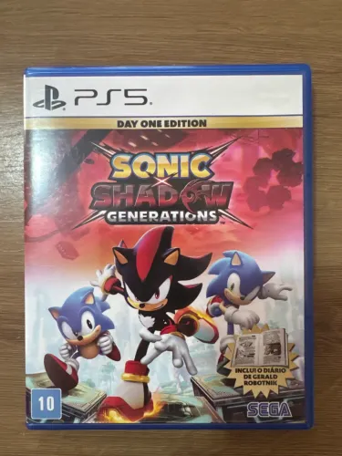 Sonic X Shadow Generations PS5 Day One Edition - Impecável