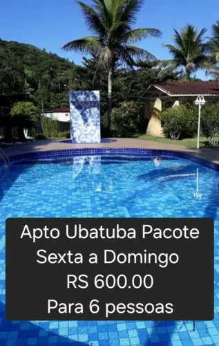 Apto Ubatuba Promoção Pacote: Sexta a Domingo por RS 600.00