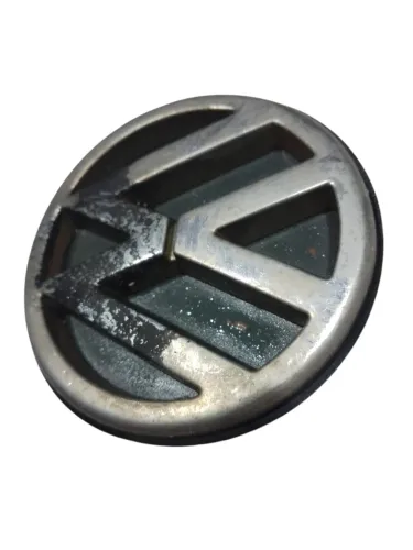 Emblema Tampa Traseira Portamala Vw Golf 1996 A 2000  Cinza