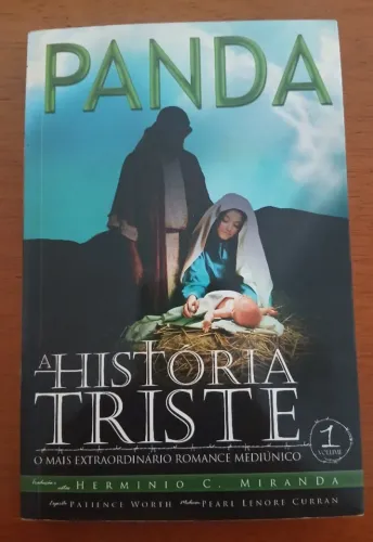 livro A HISTÓRIA TRISTE VOL 1 PANDA - HERMINIO C MIRANDA