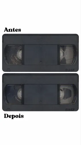 Digitalização de VHS, MiniDV, DVD e Fotos | Limpeza Profissional
