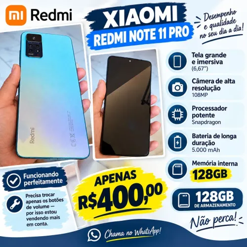 Vendo celular Xiaomi Redmi Note 11 Pro