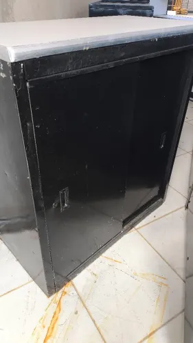 Balcão de Aço 2 portas, duas gavetas  _ Em excelente estado 