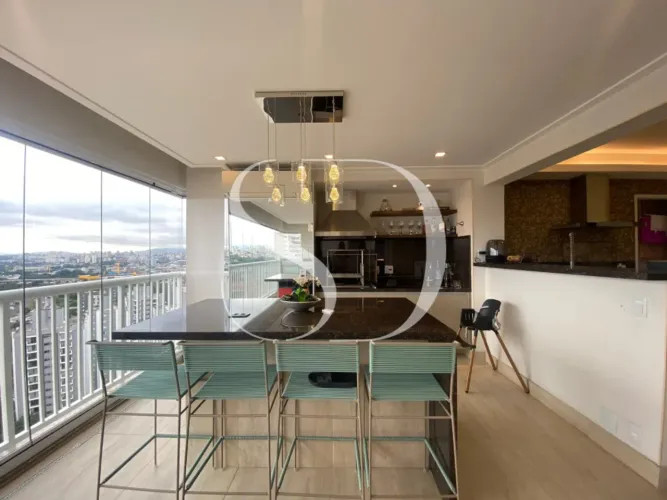 Apartamento mobiliado com 3 suítes para alugar no Tatuapé