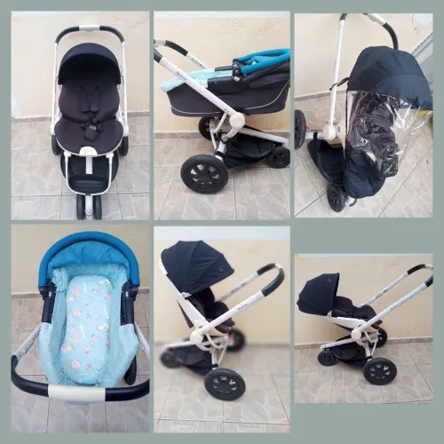 Vendo carrinho Quinny com adaptadores e moisés 