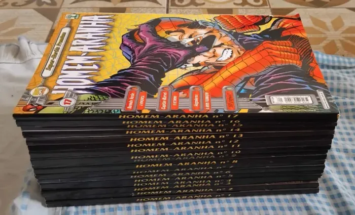 Coleção Homem-Aranha Super-Heróis Premium Coleção completa da Abril do nº 1 ao nº 17