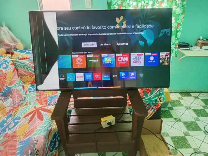 TV. Smart. Samsung. De. 50. Polegadas. Sem. Controle. Leia
