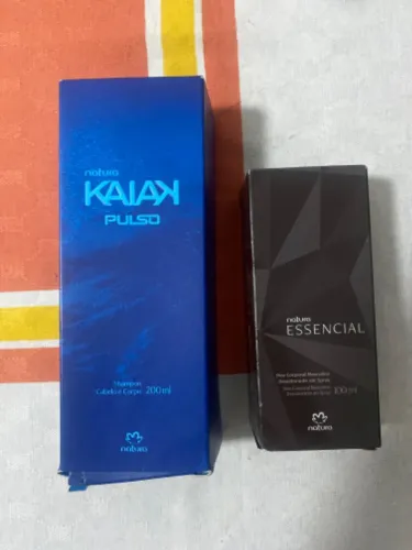 Shampoo e desodorante Natura