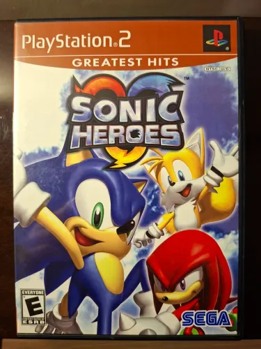 Sonic Heroes (PS2) - Edição Greatest Hits Original CIB