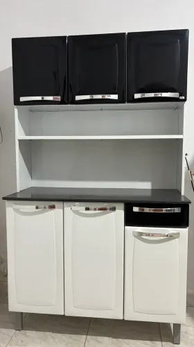 Armário cozinha itatiaia 6 portas e 1 gaveta