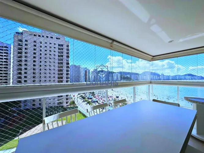 EXCELENTE APARTAMENTO NA PRAIA DAS ASTÚRIAS- FRENTE MAR- COM LAZER COMPLETO