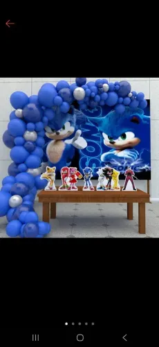Painel festa Sonic