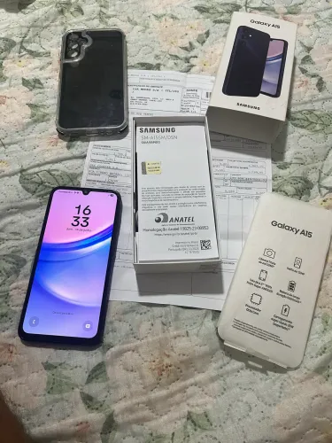 Samsung Galaxy A 15 128 GB 5 G restando 6 meses de garantia de fábrica