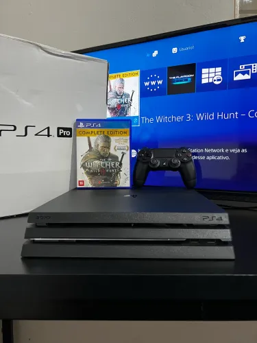 Ps4 Pro 1TB 4K + Jogo Brinde - Garantia 