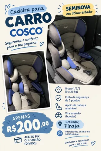 Cadeirinha para carro COSCO