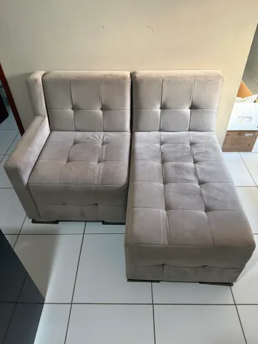 Sofa em veludo