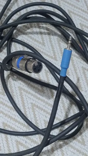 Cabo P2 Stereo - Xlr Canon Fêmea 6 Metros Balanceado Trs