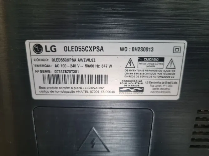 Smart TV LG Oled55cxpsa (com defeito)