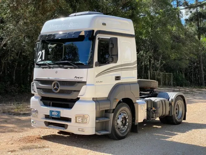 MB AXOR 2041 LS 4X2 ANO 2021 - 462 MIL KM - UNICO DONO - SUSP. MOLAS
