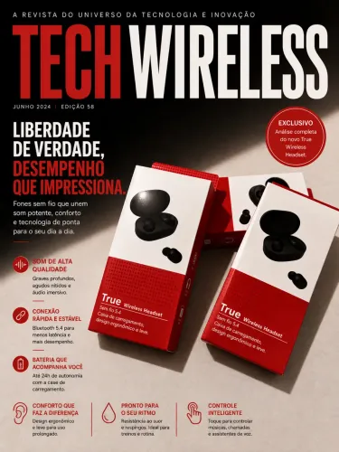 Fone de ouvido Bluetooth 