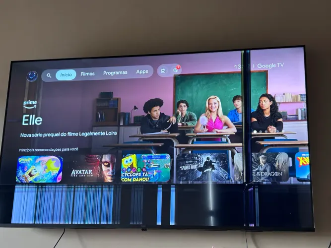 Tv 75 para retirada de peças!
