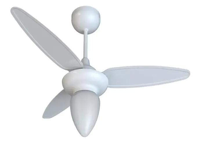 Ventisol Ventilador de teto wind br 3p inj branco c/r inverter bivolt NOVO LACRADO