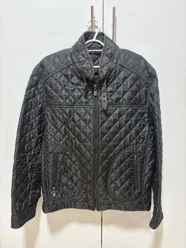 Casaco masculino New old GG preto jaqueta matelassê