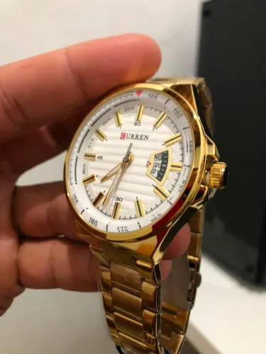 Relogio Dourado Novo