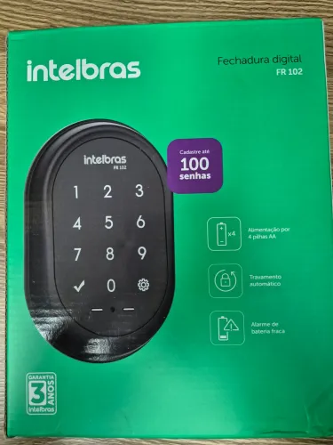 Fechadura digital de sobrepor Intelbras