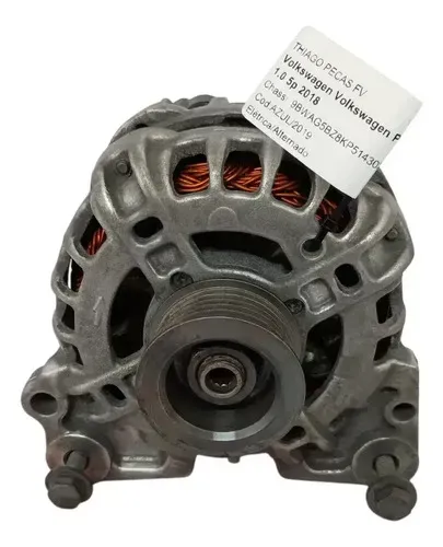 Alternador Polo Virtus 1.0 1.6 2018 A 2022 Bosch 90a