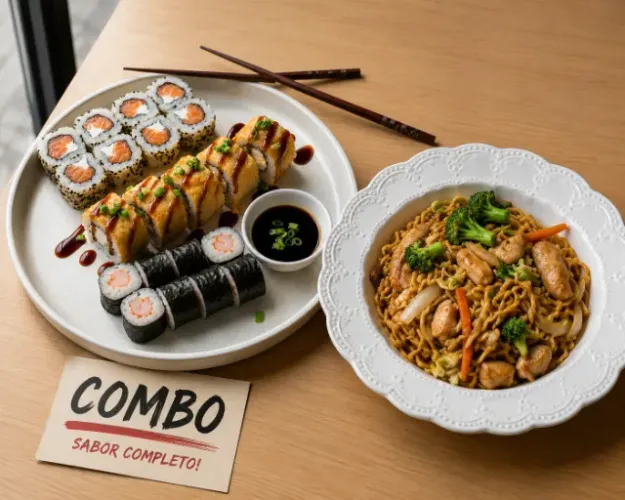 Sushi e Yakissoba em Itaporanga