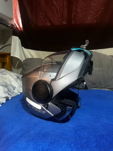 Capacete Ls2 Ff902 Scope Titanium Robocop