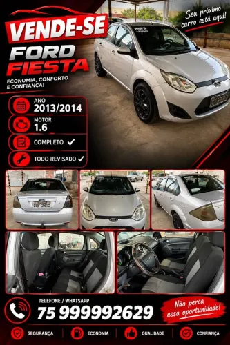 Ford Fiesta Sedan SE 1.6 8V Flex 4P 2014