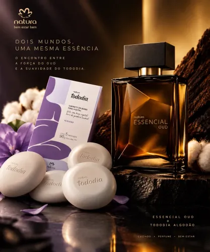 Natura Essecial OUD + Sabonete Algodão Natura