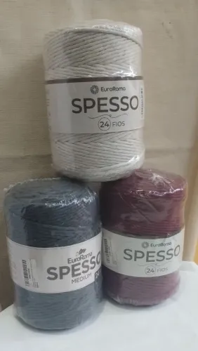 Barbante euroroma 24fios para crochê