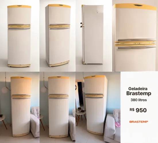 Geladeira Brastemp Frost Free 380 Litros - R$ 950