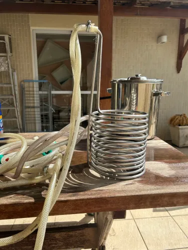 Chiller Serpentina Inox 9,53mm | Resfriador Mosto Cerveja | Usado
