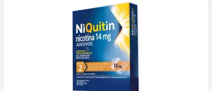 4 caixas de adesivo de nicotina 14mgr com 7 cada