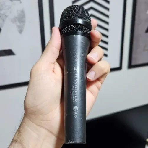 Microfone Sennheiser E835 Dinâmico Cardioide
