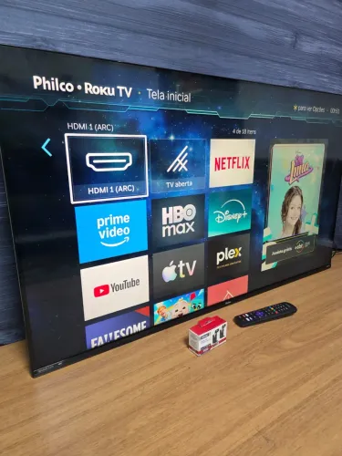 SMART TV PHILCO 8K 50 POLEGADAS FUNCIONANDO PERFEITAMENTE